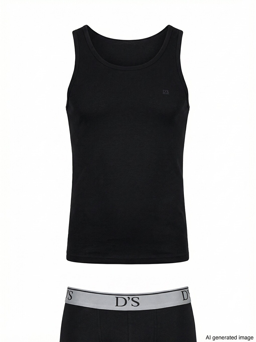 Siyah Comfort Atlet Boxer Takım