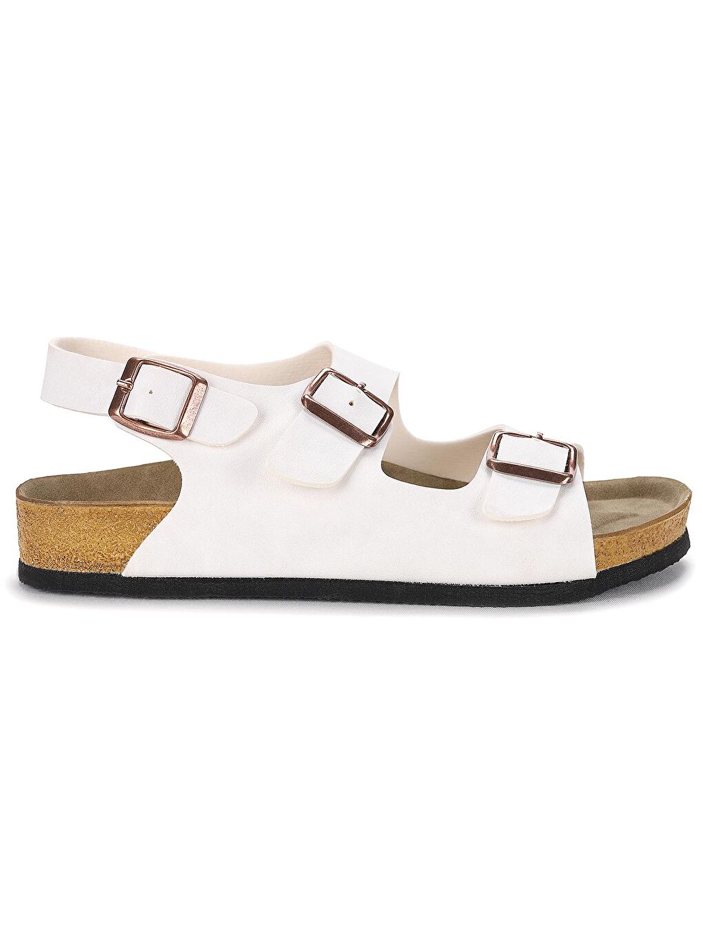 Beyaz Günlük Kemerli Kadın Sandalet Ary 20-552-3