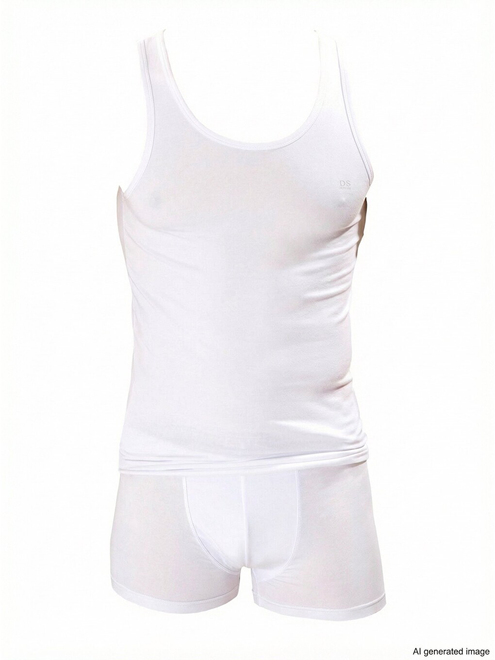 Beyaz Comfort Atlet Boxer Takım