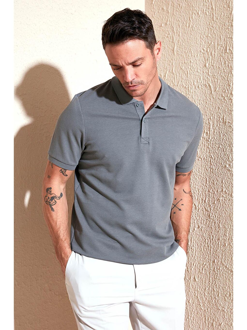 Buratti Haki Regular Fit Pamuklu Düğmeli Polo T Shirt 5902326