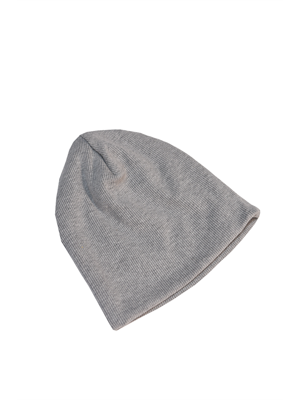 Gri Çocuk Unisex Fitilli Kışlık Bere-1