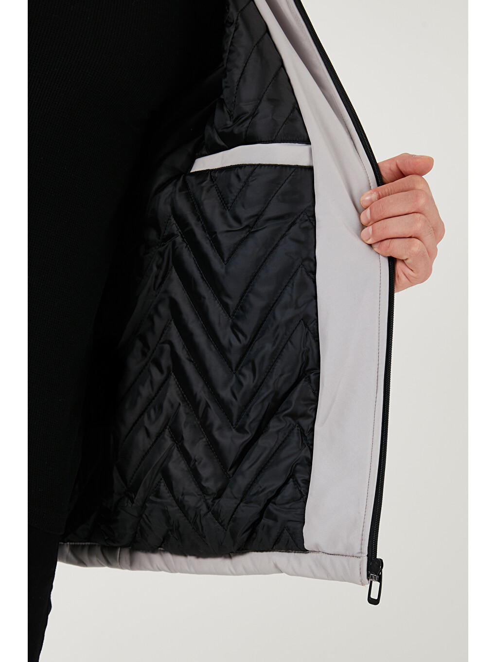 Bej Regular Fit Çıkarılabilir Kapüşonlu Cepli Erkek Mont 497albert-7