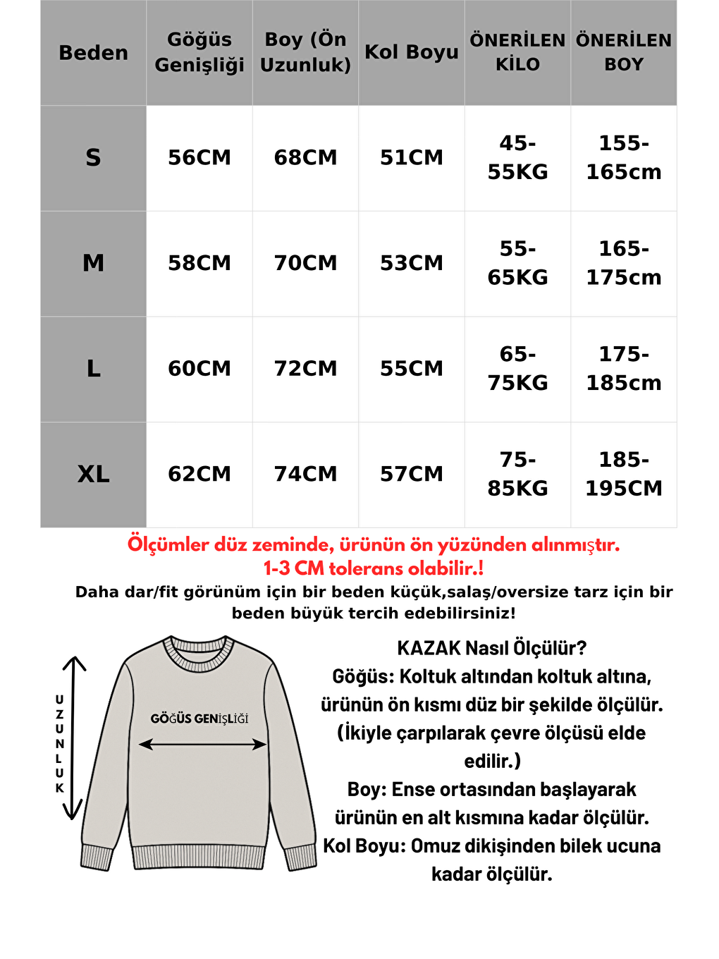 Gri Oversize Balıkçı Yaka Çizgili Kazak Mg2168-1