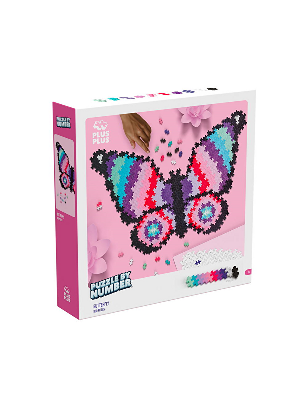 Plus-plus Puzzle By Number Butterfly (800 Parça)