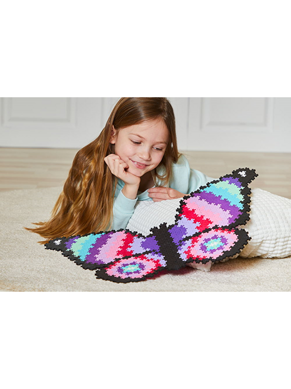 Plus-plus Puzzle By Number Butterfly (800 Parça)-1