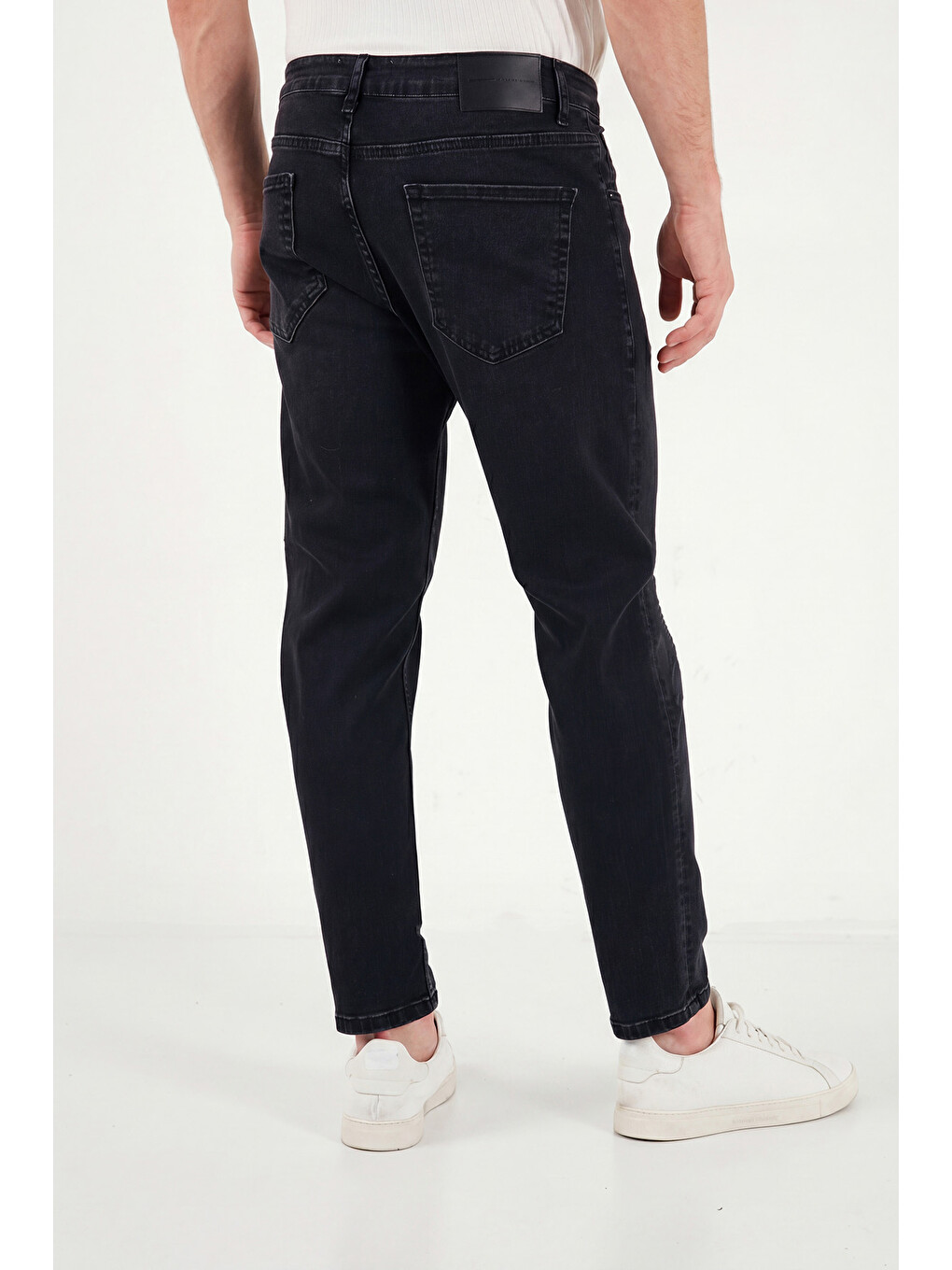 Siyah Pamuklu Slim Fit Normal Bel Jeans 5901C83MILANO-6