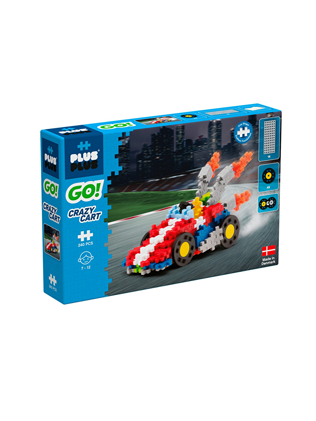 Plus-plus Go Crazy Cart (240 Parça)