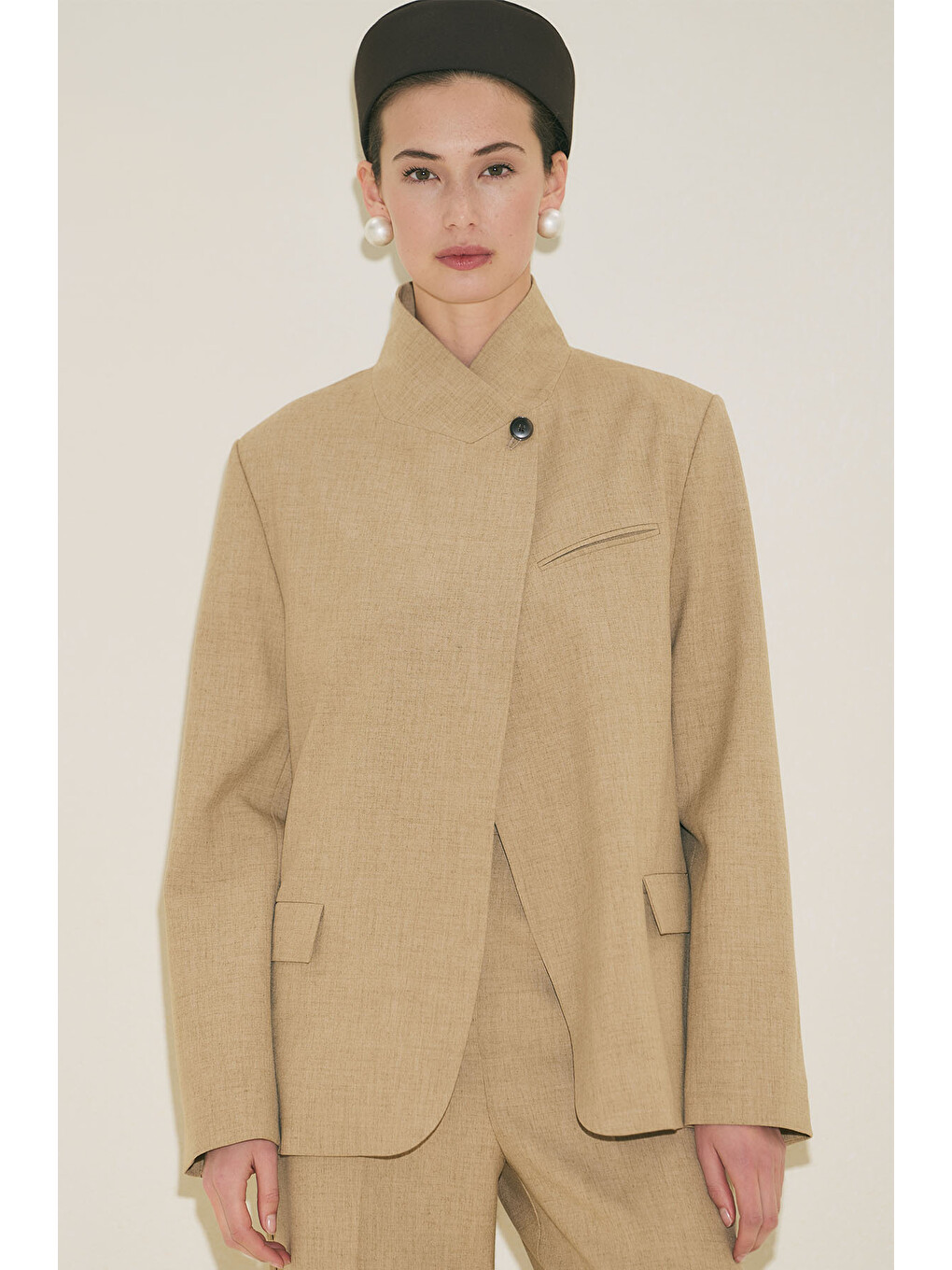 Kahverengi Mılanda Blazer Ceket Camel-3