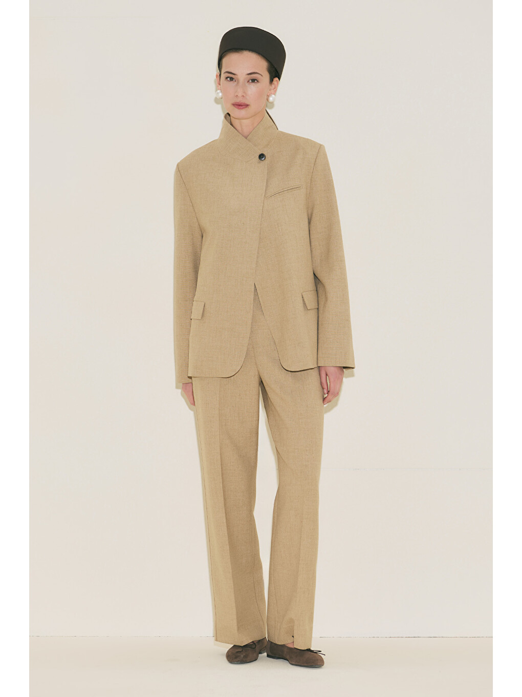 Kahverengi Mılanda Blazer Ceket Camel-4