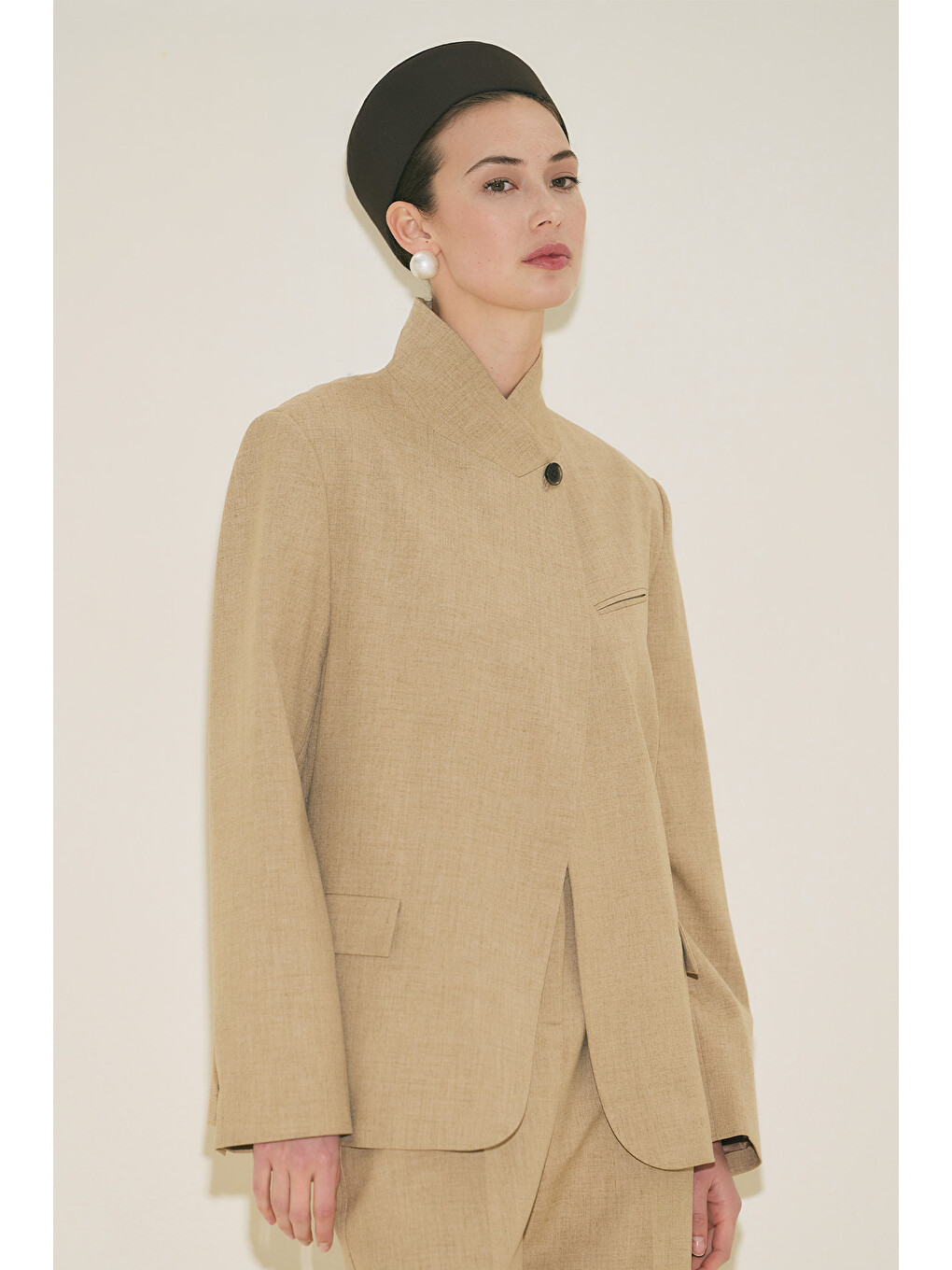 Kahverengi Mılanda Blazer Ceket Camel-5