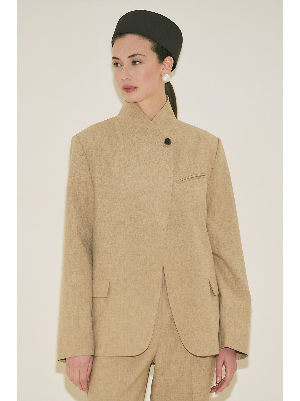Kahverengi Mılanda Blazer Ceket Camel-6