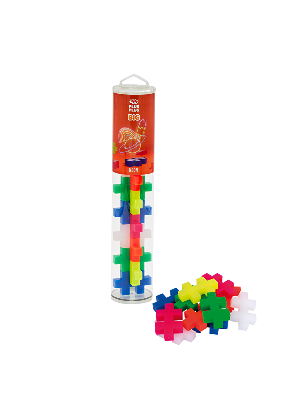 Plus-plus Big Neon (15 Parça Tüp)-1