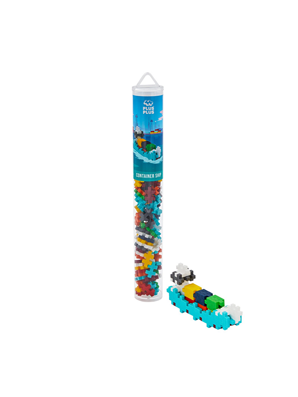 Plus-plus Container Ship (100 Parça Tüp)