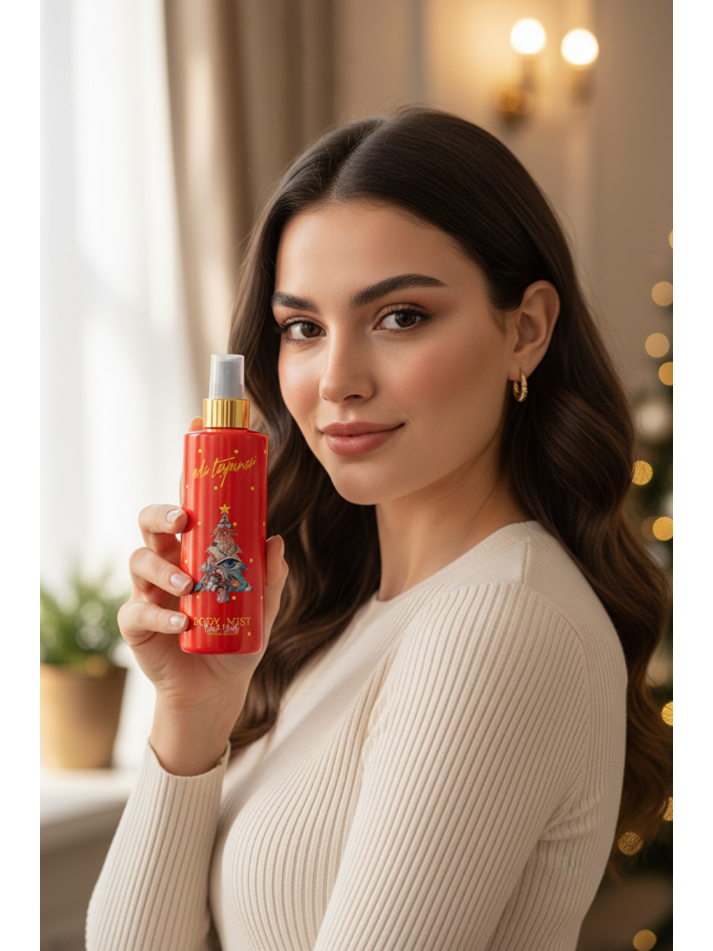 New Year Red No:3 Body Mist Yılbaşı Vücut Spreyi -200ml Egy0009)-4