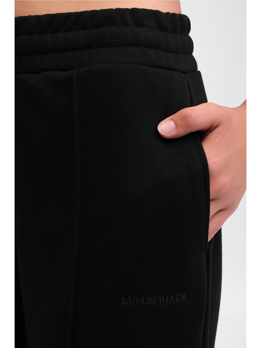 WB 22AMMY-P 5PR Siyah Kadın Eşofman Altı-3