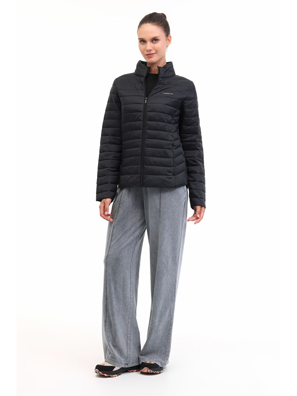 WB PADDED 1SN28 5PR Siyah Kadın Mont-2