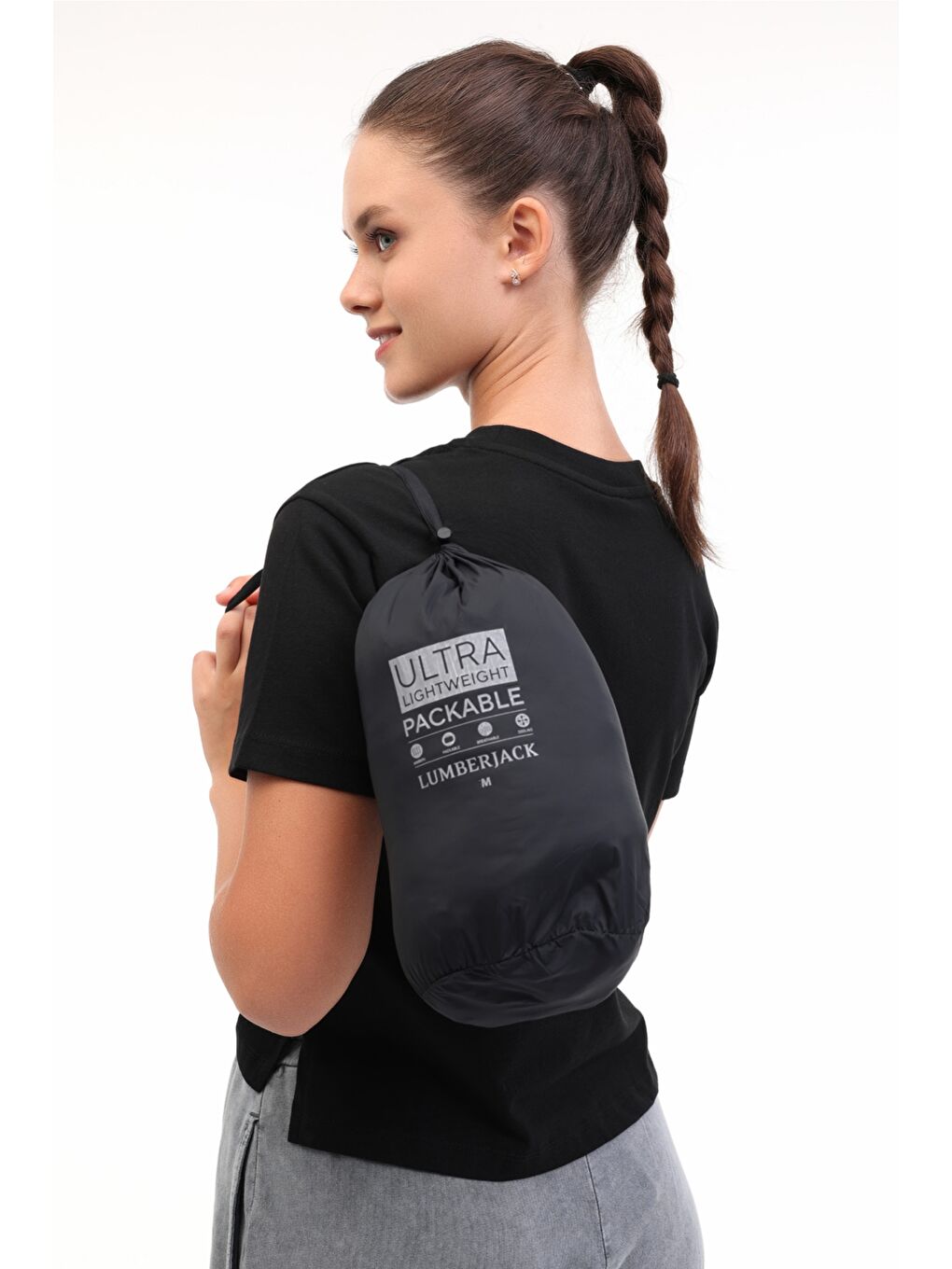 WB PADDED 1SN28 5PR Siyah Kadın Mont-5