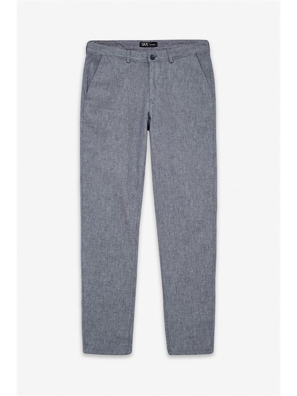 Lacivert Slim Casual Pantolon-5