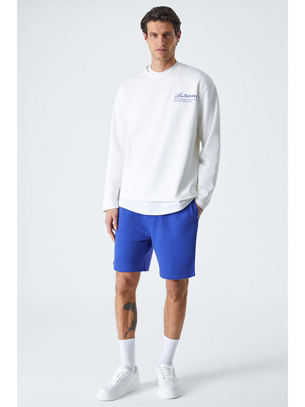 Mavi Erkek Comfort Fit Saks Şort | Bermuda-1