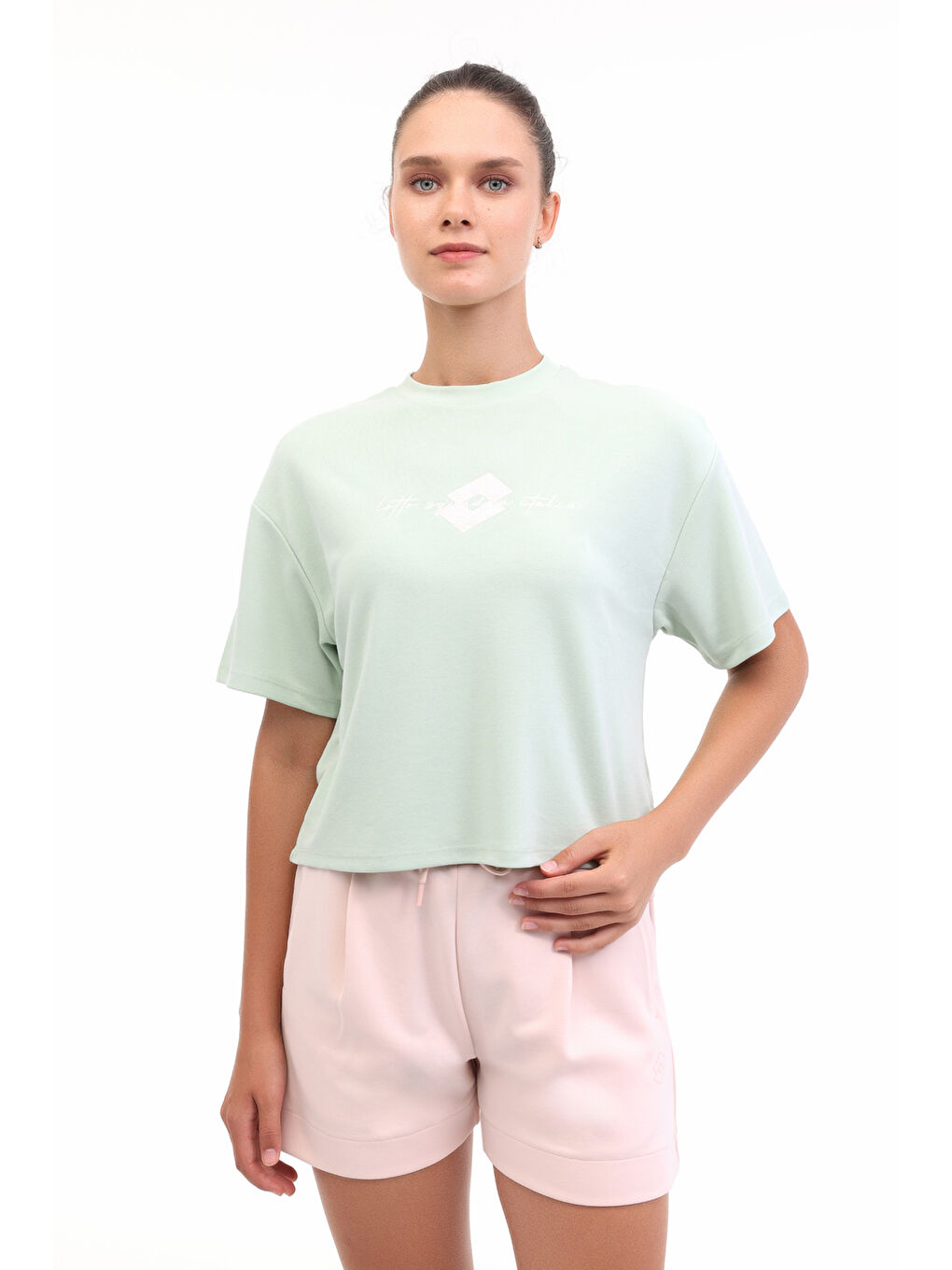 W-EDSUMA TEE 5FX Yeşil Kadın Kısa Kol T-Shirt