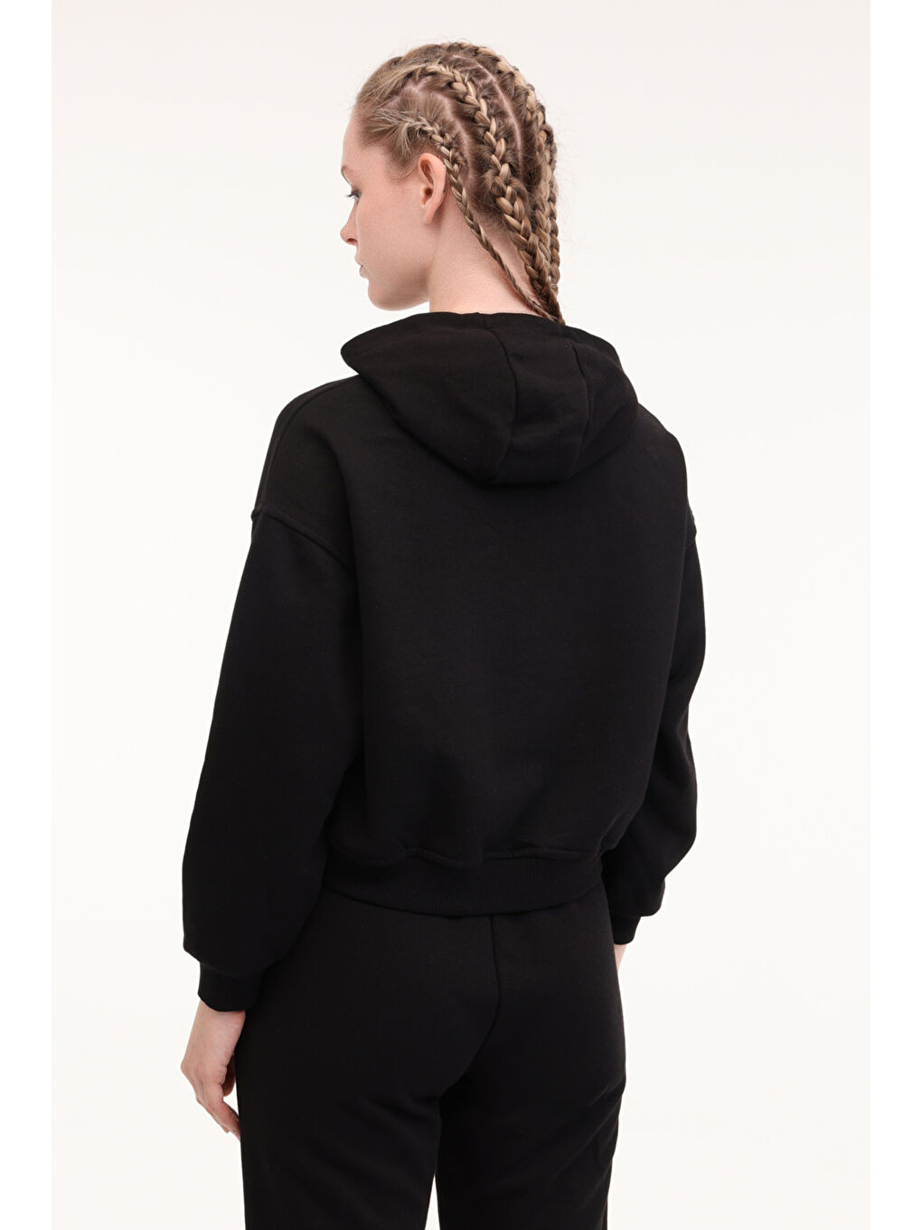 WB 17AMMY-K 5PR Siyah Kadın Sweatshirt-1