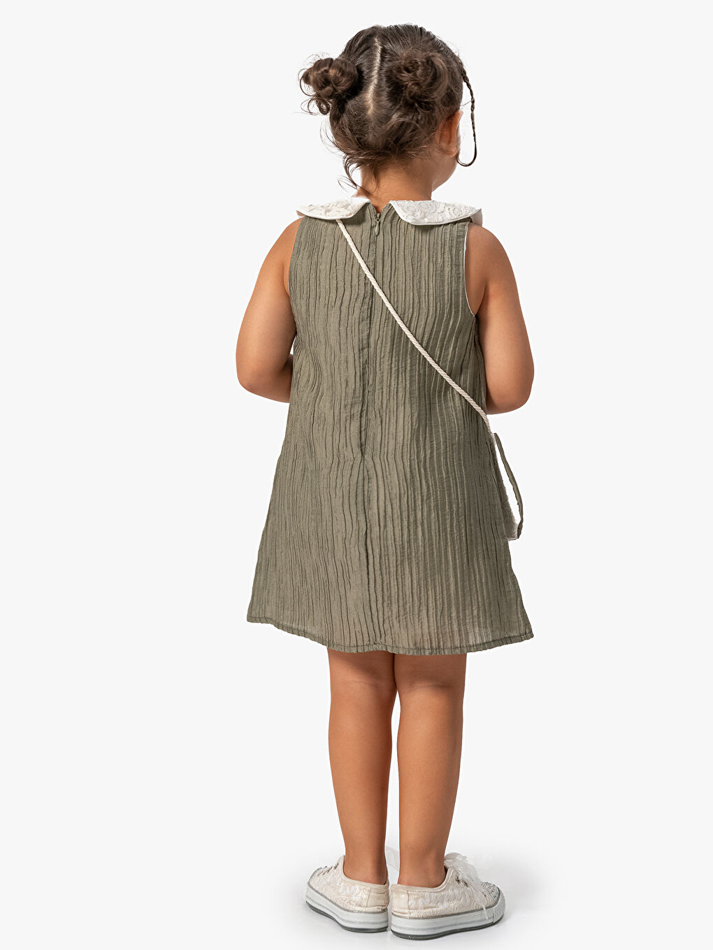 Girls Kız Çocuk Elbise 2-5 Yaş Haki-4