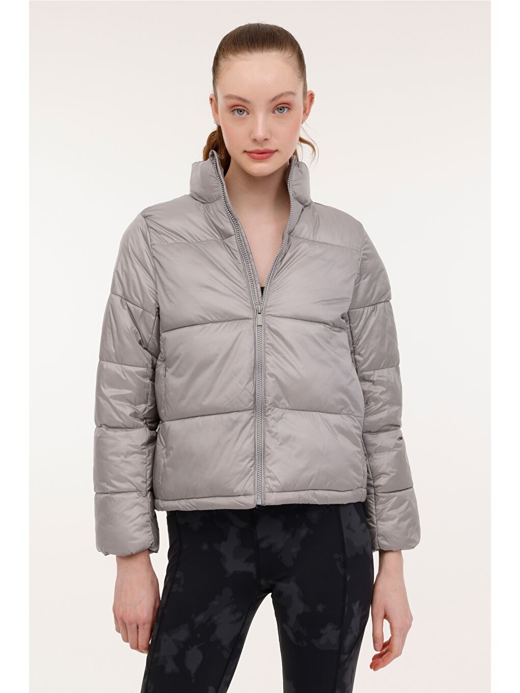 Gri WL CANDACE 2GF723 4PR GRI Kadın Kısa Kaban