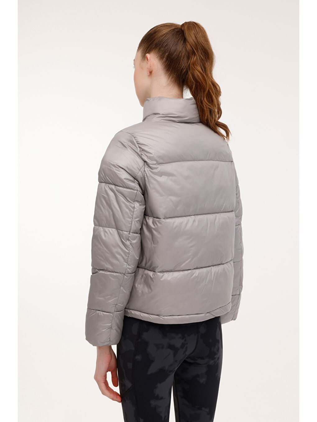 Gri WL CANDACE 2GF723 4PR GRI Kadın Kısa Kaban-1