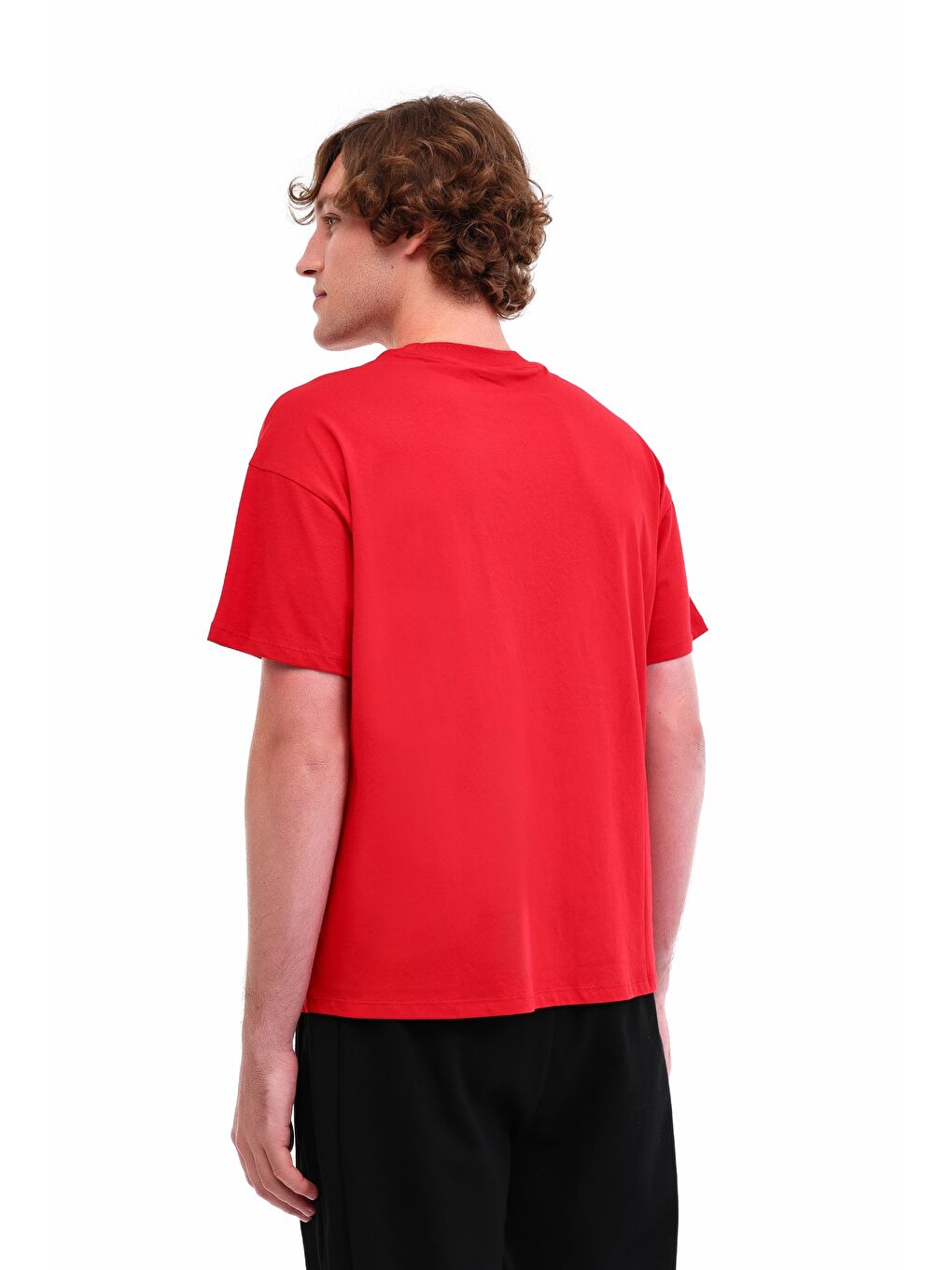 WL  11KAROK BTS809 5PR Kırmızı Erkek Kısa Kol T-Shirt-1