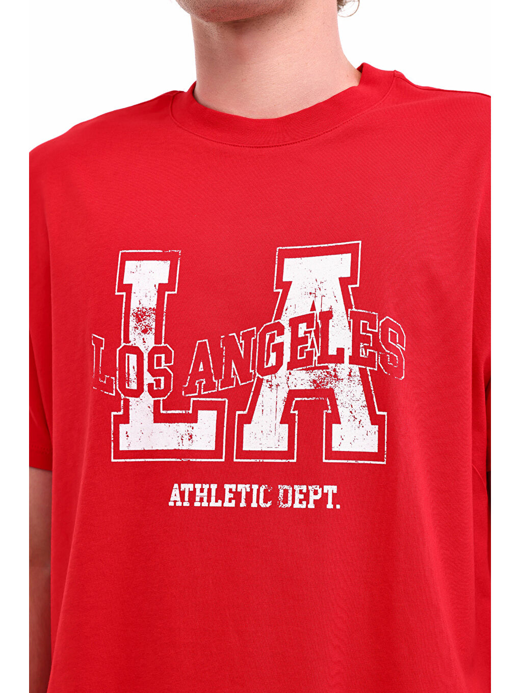 WL  11KAROK BTS809 5PR Kırmızı Erkek Kısa Kol T-Shirt-3