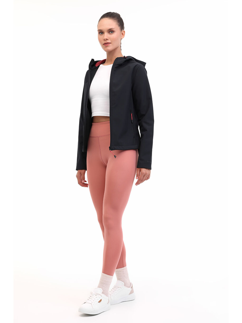 WB BASIC 5GF748 5PR Siyah Kadın Softshell-2