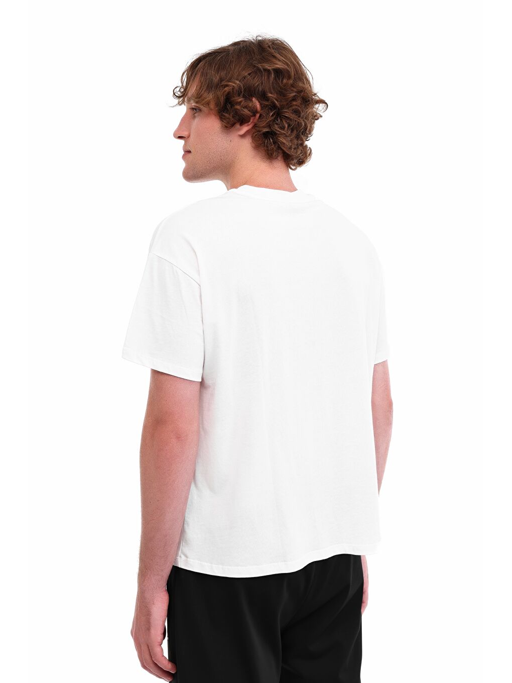 Bej WL  11KAROK BTS809 5PR Ekru Erkek Kısa Kol T-Shirt-1