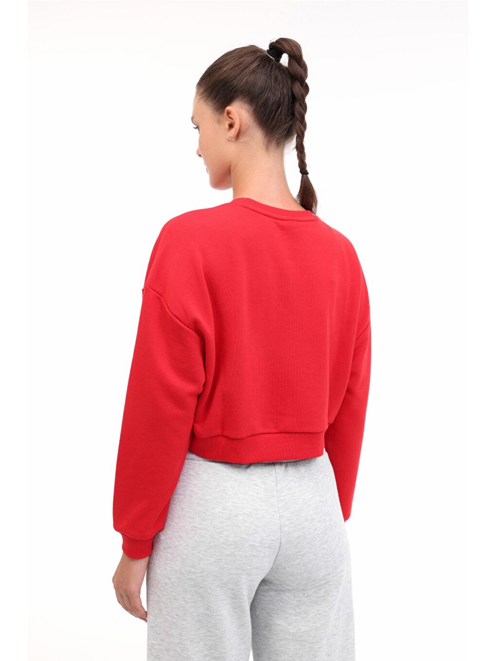 WL 16KUTAN BTS799 5PR Kırmızı Kadın Sweatshirt-1