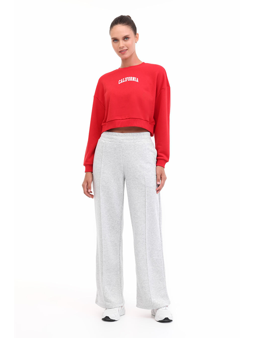 WL 16KUTAN BTS799 5PR Kırmızı Kadın Sweatshirt-2