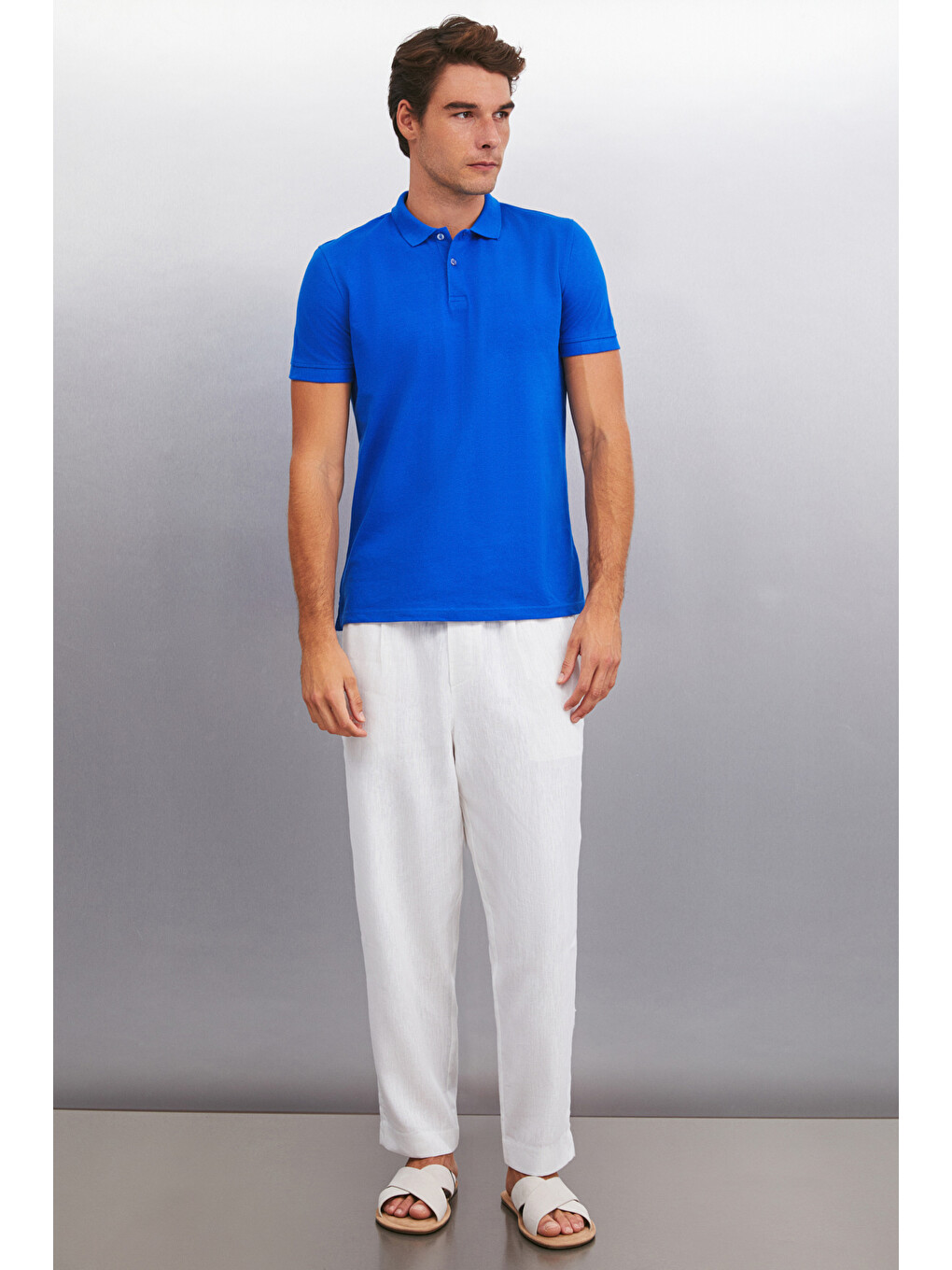 Mavi MARTEN Erkek %100 Pamuk Kısa Kollu Regular Fit SAKS Polo Yaka T-shirt-1