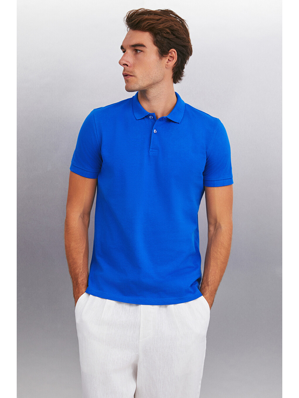 Mavi MARTEN Erkek %100 Pamuk Kısa Kollu Regular Fit SAKS Polo Yaka T-shirt-3
