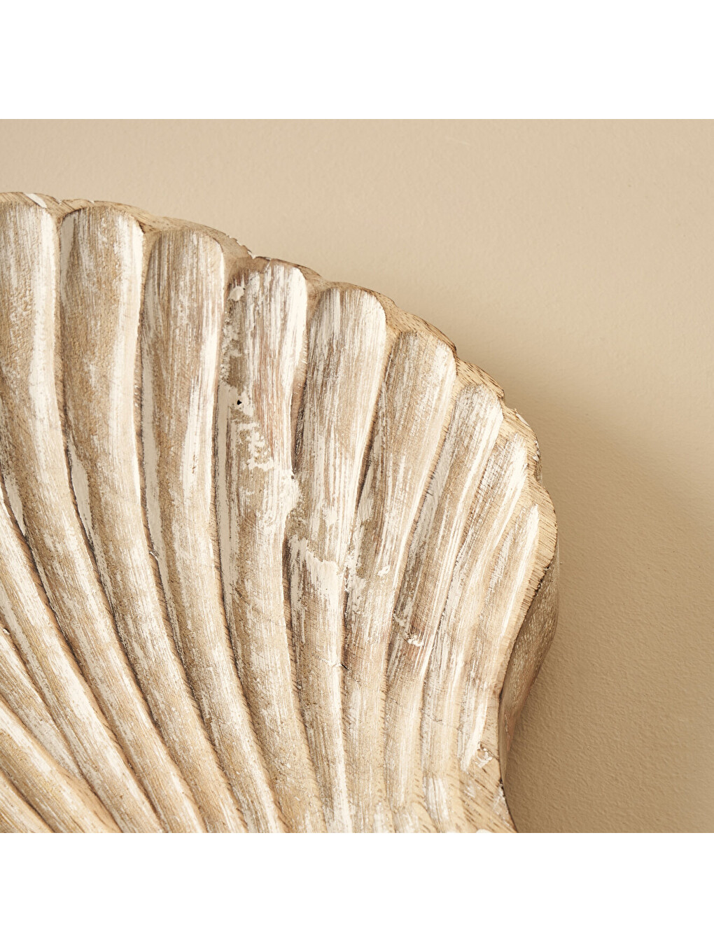 Bej Oyster Mango Ağacı Dekoratif Tabak Naturel (30x2,5x20 Cm)-2