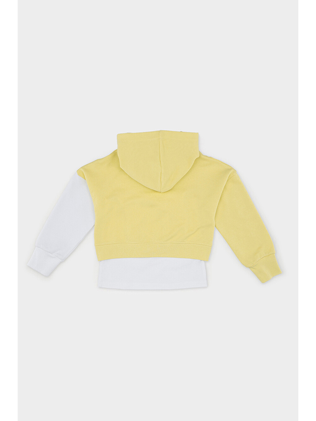 Kız Çocuk Asimetrik Sarı Sweatshirt-5