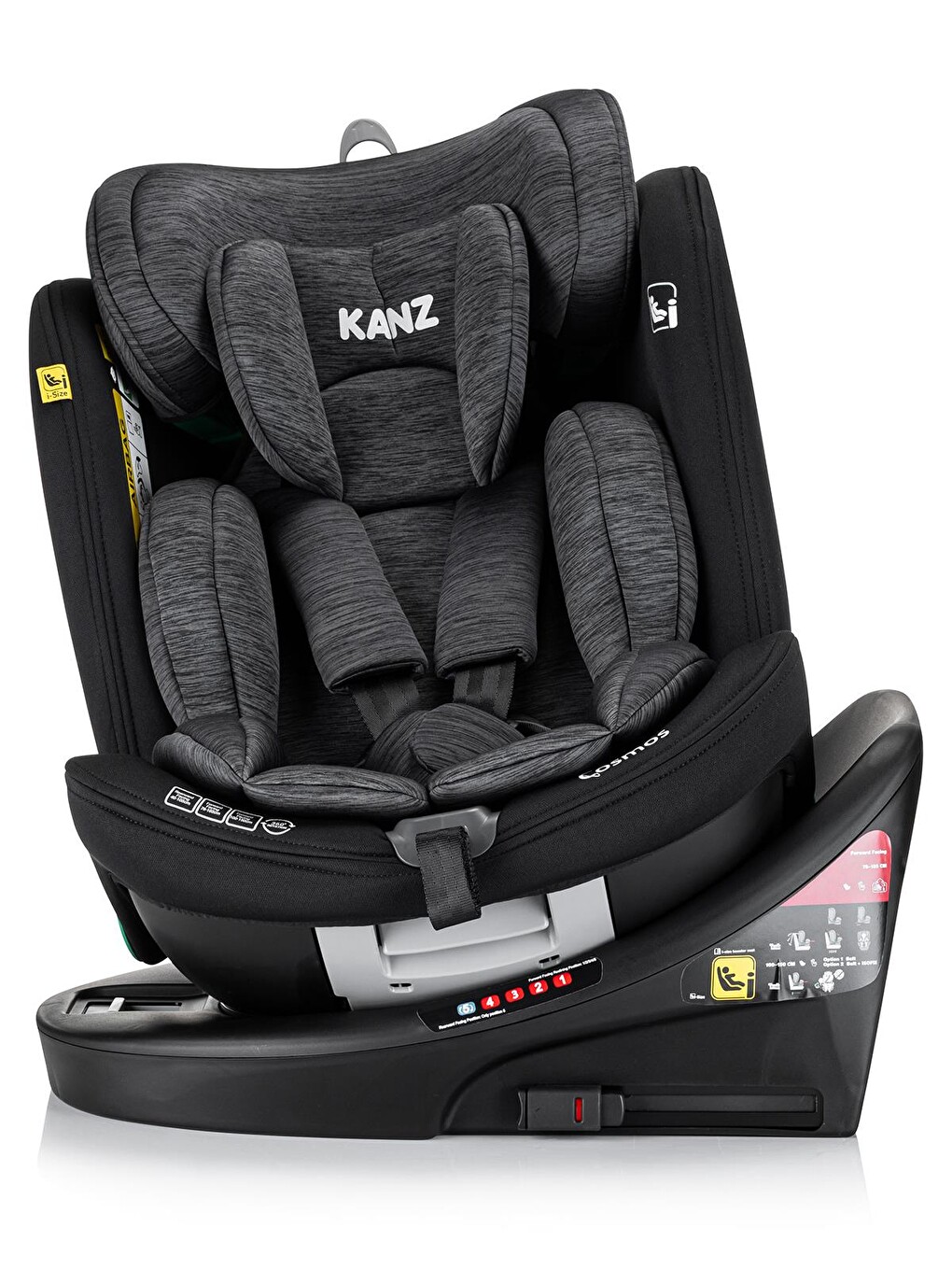 Cosmos I-size Oto Koltuğu 0-36 Kg 360° - Siyah-3