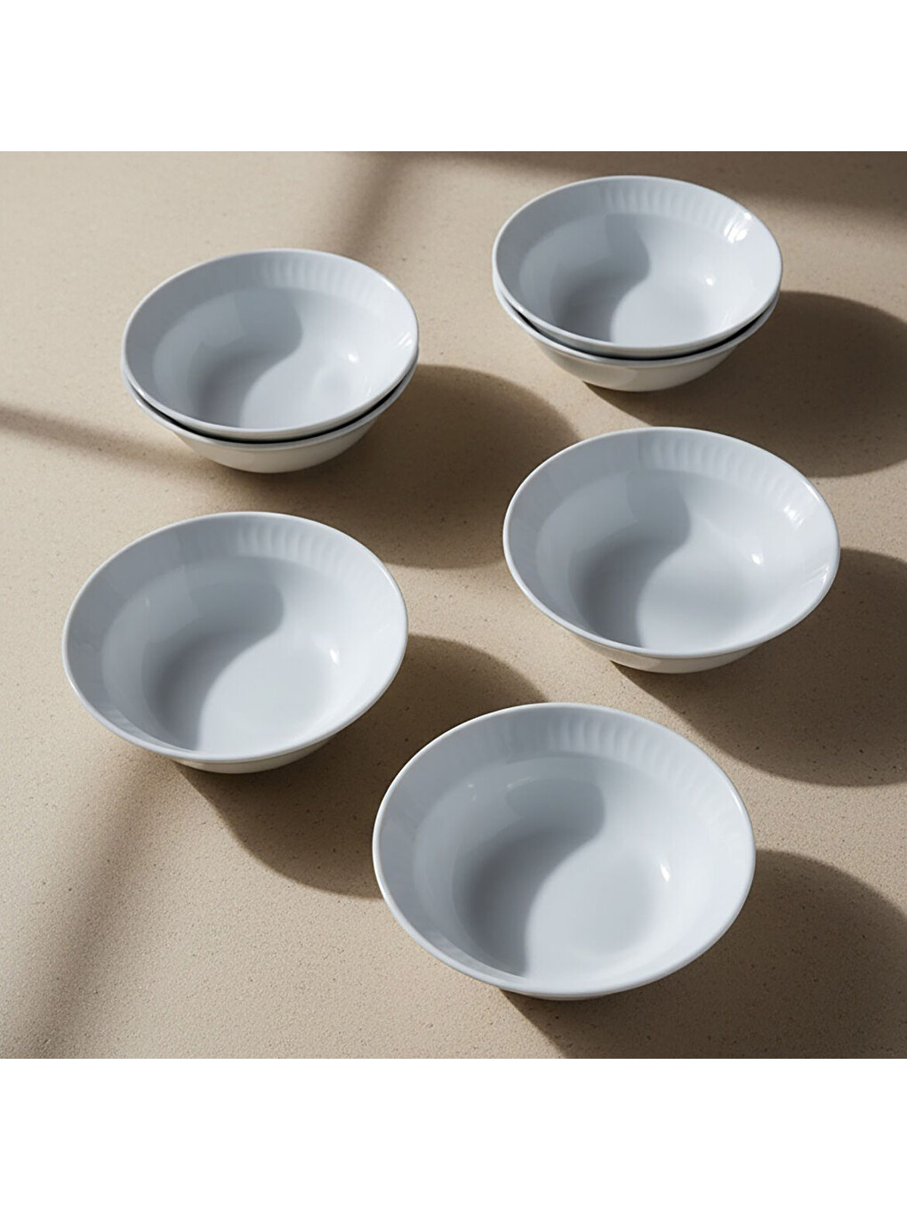 Ekru Sembol 6 Parça 15 cm Çorba Kasesi-3
