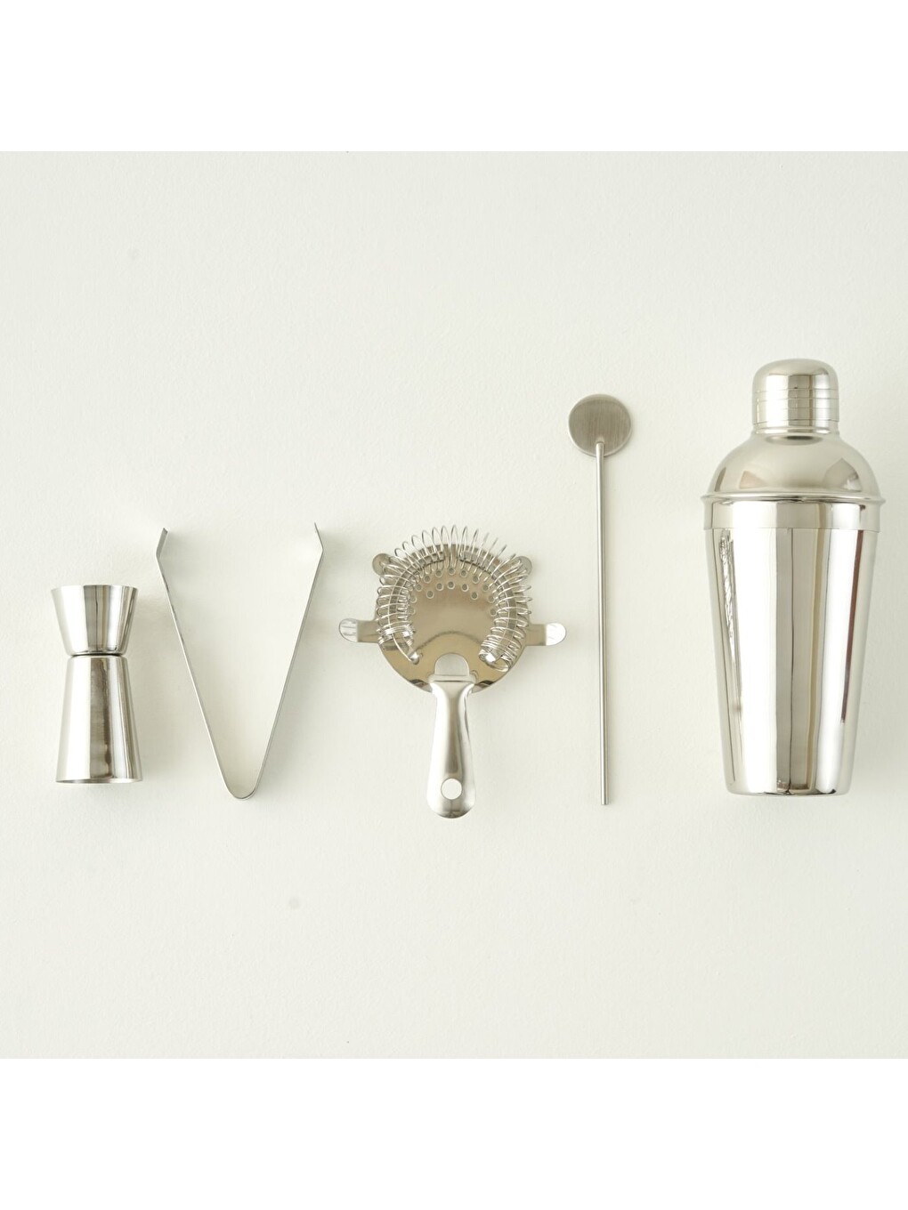 Gri Fepe Shaker Seti Silver-5
