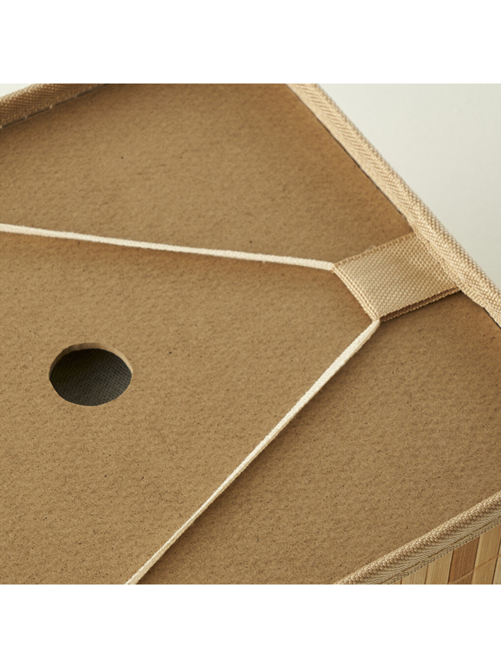 Bej Bres Bambu Düzenleyici Kutu Naturel (31x22x13 cm)-3