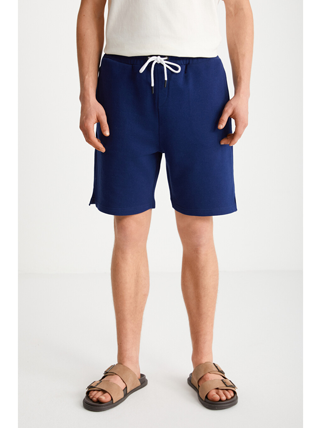 Erkek Comfort Fit Lacivert Şort | Bermuda