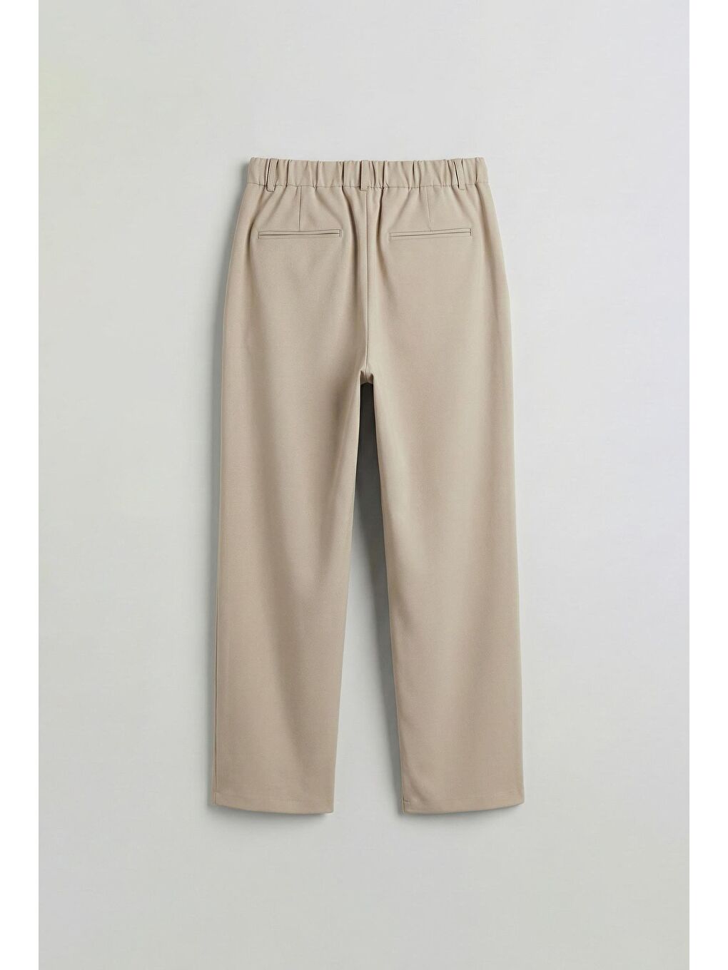 Baggy Fit Kumaş Erkek Pantolon Bej-3