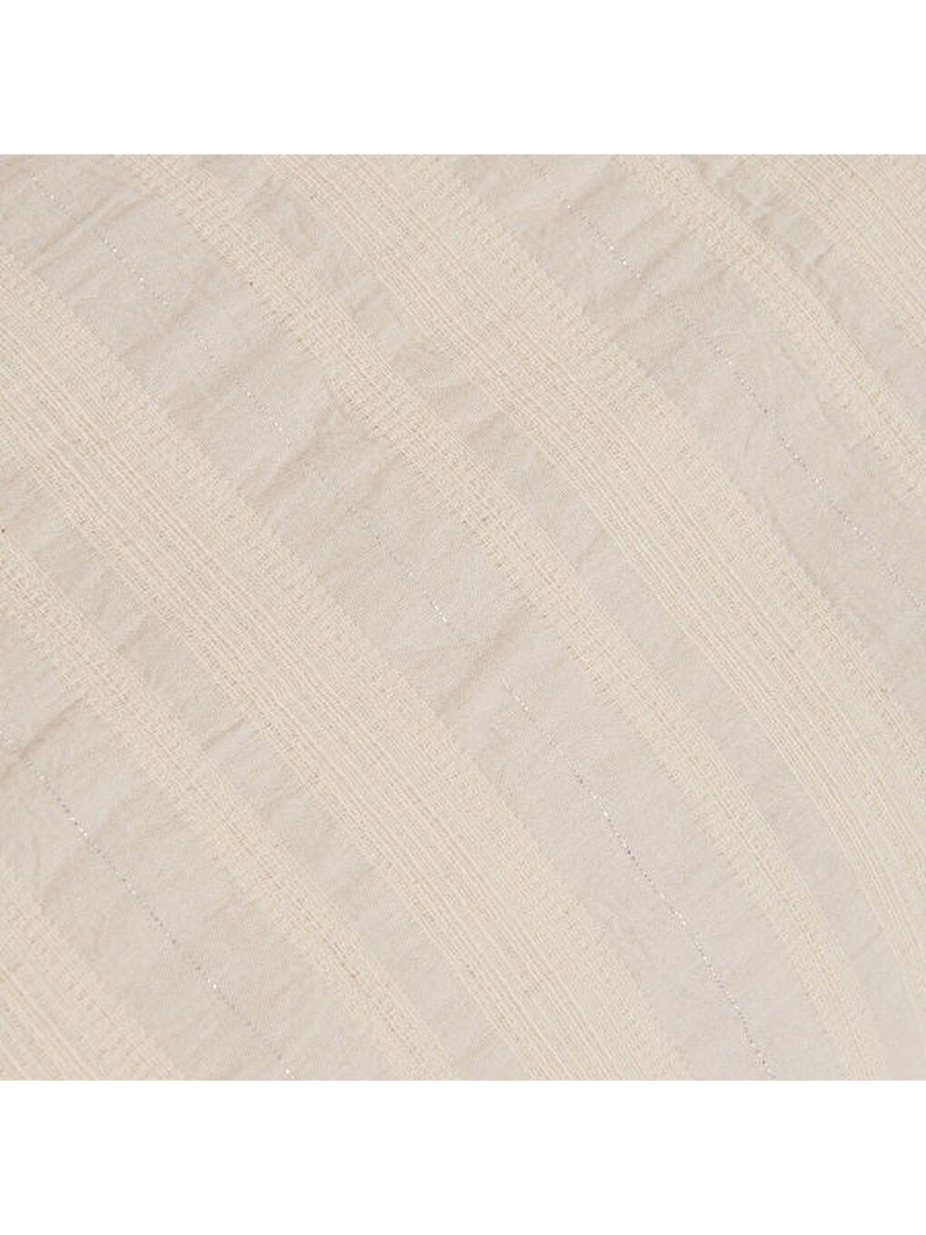 Ekru Soft Raye Çift Kişilik Nevresim Takımı - Krem-5