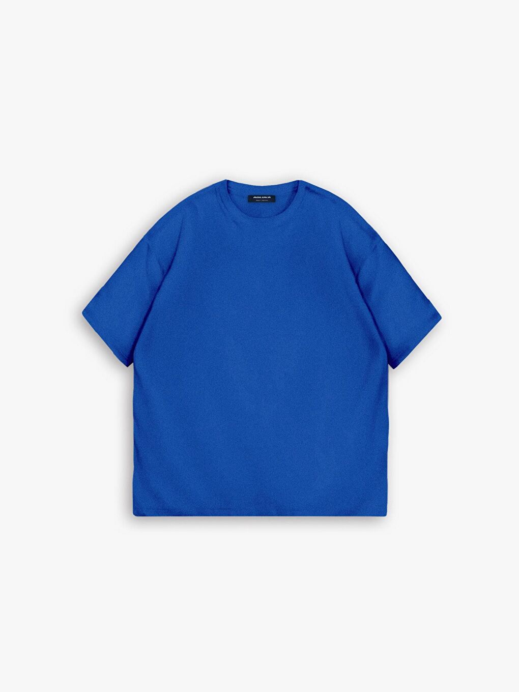 ablukaonline Mavi Erkek Oversize Basic T-Shirt Mavi - 3