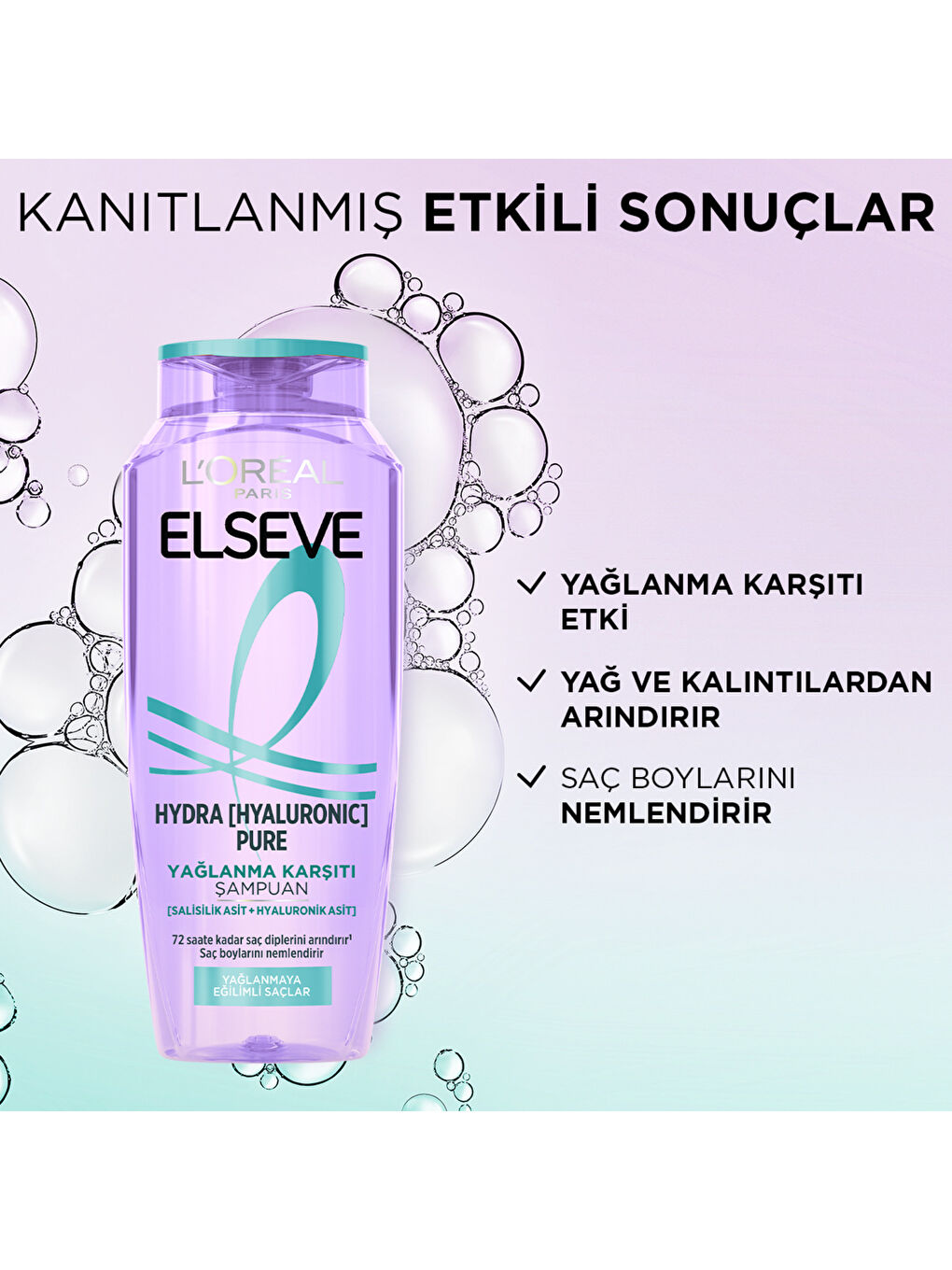 Elseve Hyaluron Pure Şampuan 300 Ml-2