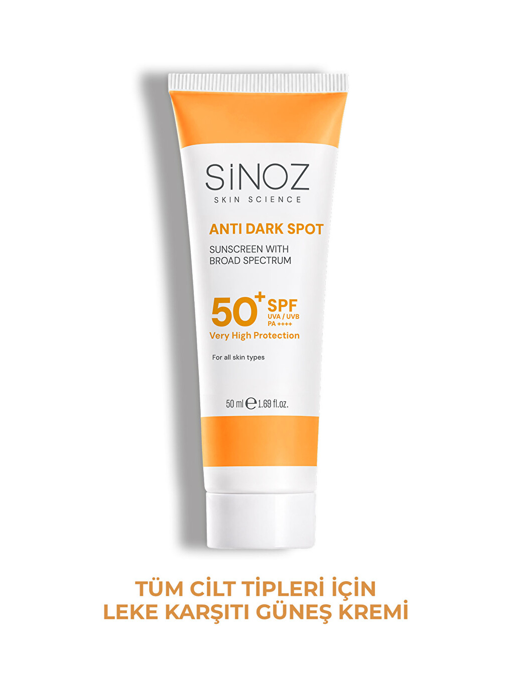 Spf 50 Leke Karşıtı Yüksek Koruyucu Yüz Güneş Kremi 50 Ml Normal Ve Kuru Ciltler İçin