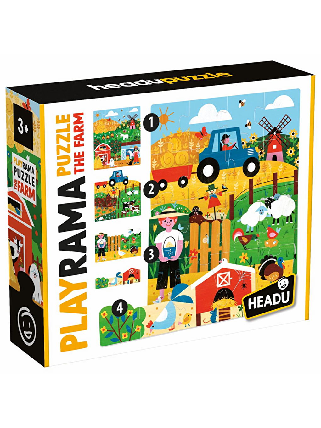 Ecoplay Shaped Puzzle Farm 59032