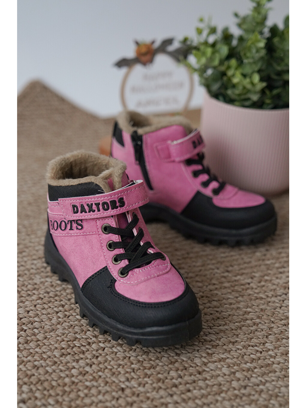 Fuşya D615 Günlük Ortopedik Unisex Çocuk Bot-1